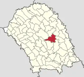 Location in Botoșani County