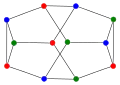 A 3-coloring of the Dürer graph or 
  
    
      
        G
        (
        6
        ,
        2
        )
      
    
    {\displaystyle G(6,2)}