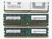 DDR2 P vs F Server DIMM's Notch Positions compared