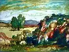 Landscape (ca.1968), 24 x 30in, Private Collection