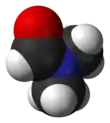 Spacefill model of deuterated DMF