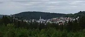 Sängelberg above Oberreifenberg as seen from south-southeast