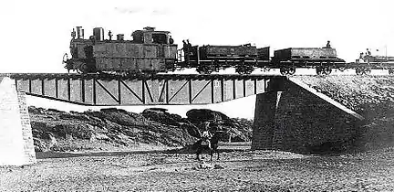 Eight-coupled tank on the Nord-Südbahn south of Windhoek