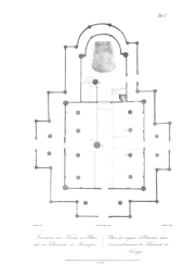 Plan of the church, 1837