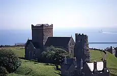 Image 2Credit: Marco SinibaldiAround AD 50 the Romans built a lighthouse which still stands to its full height in the grounds of Dover Castle.More about Dover... (from Portal:Kent/Selected pictures)