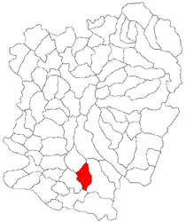 Location in Caraș-Severin County