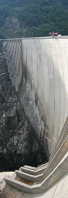 The Verzasca Dam in Switzerland