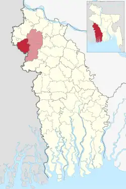 Location of Damurhuda