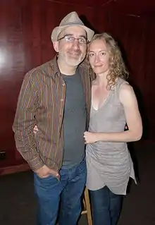 Dan Frechette with Laurel Thomsen in 2015.