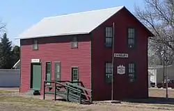 Danbury railroad depot, now a museum,March 2011