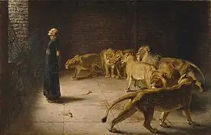 Daniel's Answer to the King by Briton Rivière