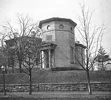 Photograph, circa 1901, of Daniel S Schanck Observatory at Rutgers University