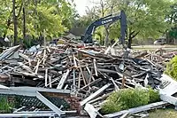 Dart house after demolition