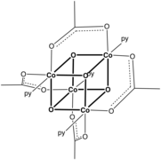 Das cubane, [CoO(OAc)py]4 (OAc = acetate; py = pyridine)