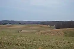 Open land in the township's north