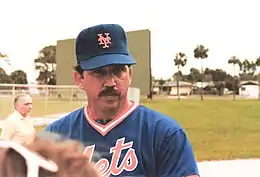 Johnson Mets manager 1984–1991.