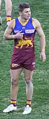 Colour photograph of Dayne Zorko in 2017