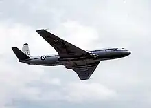 Image 25D.H. Comet, the world's first jet airliner. As in this picture, it also saw RAF service (from History of aviation)