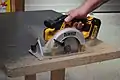 A DeWalt circular saw.