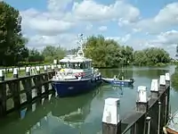 Netherlands Police boats in the Biesbosch in 2008