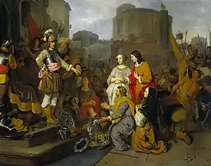 The Continence of Scipio, ca. 1650-55