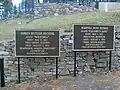 Plaques for Wild Bill Hickok and Calamity Jane