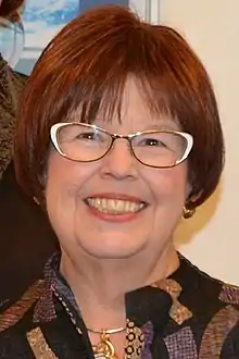 Macomber at a 2016 book signing