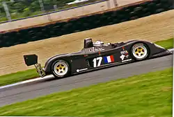 The LMP296 at the Donington Park round of the International Sports Racing Series in 1997.