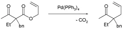 Decarboxylative allylation mechanistic