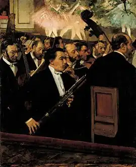 Edgar Degas, The Orchestra at the Opera (Musée d'Orsay, 1868)