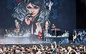 Delain performing at Wacken Open Air 2023