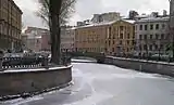 Demidov Bridge across the Griboyedov Canal, St. Petersburg