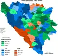 Ethnic structure of Bosnia and Herzegovina by municipalities 1981