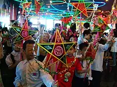 Image 7A lantern procession during Tết Trung Thu in Vietnam, which is also celebrated as "Children's Festival". (from Culture of Vietnam)