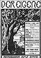 Der Eigene, "New Series" vol. 1 (= vol. 3, the first entirely gay volume) (1898), no. 1 - ten issues in this format