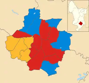 2010 results map