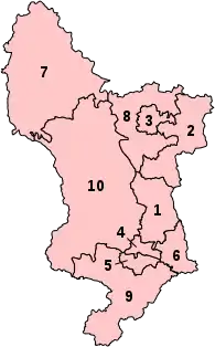 Parliamentary constituencies in Derbyshire