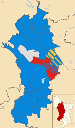 2011 results map