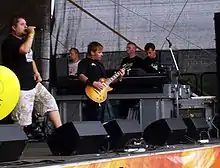 The band in concert, 2007