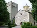 Narthex of Manasija near Despotovac.