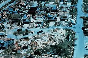 Image 4Destruction in Lakes by the Bay near Miami following Hurricane Andrew (from History of Florida)