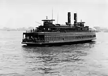 The New Brunswick one of the Pennsylvania Railroad's ferries across the Hudson,ca. 1905