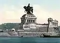 Deutsches Eck Monument (1894–97), Koblenz.