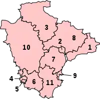 Parliamentary constituencies in Devon in 2005