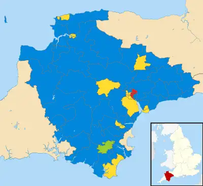 2009 results map