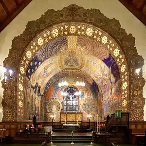 The altar of the Ålesund Church, Norway