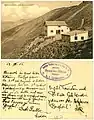 The Sonklarhütte on the Speikboden as depicted on an old postcard