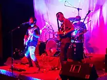 Live at the Zimbabwean edition of 'The Metal United World Wide' concert at the Reps Theatre, Harare, in 2018.