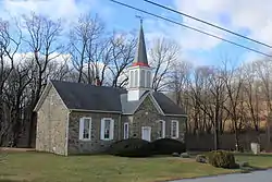 Dillingersville Union School and Church in Lower Macungie Township in December 2012