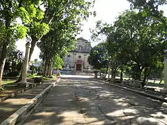 The church from the Dingle plaza